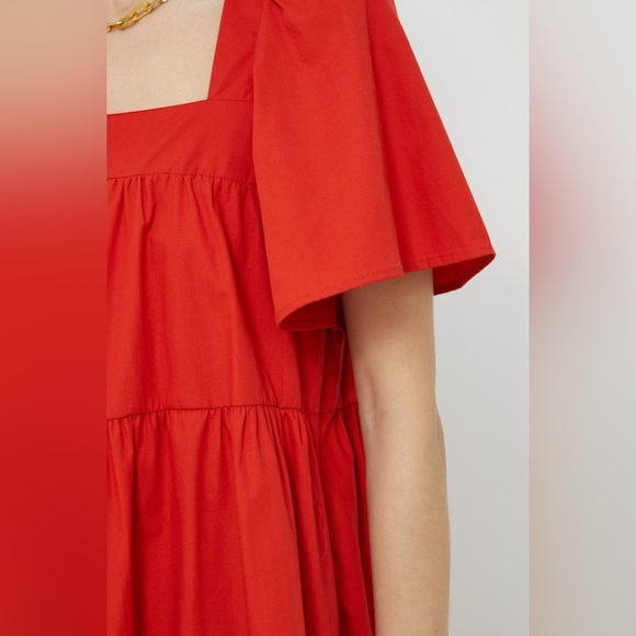 Abercrombie & Fitch Angel Sleeve Trapeze Mini Dress - Picture 5 of 14